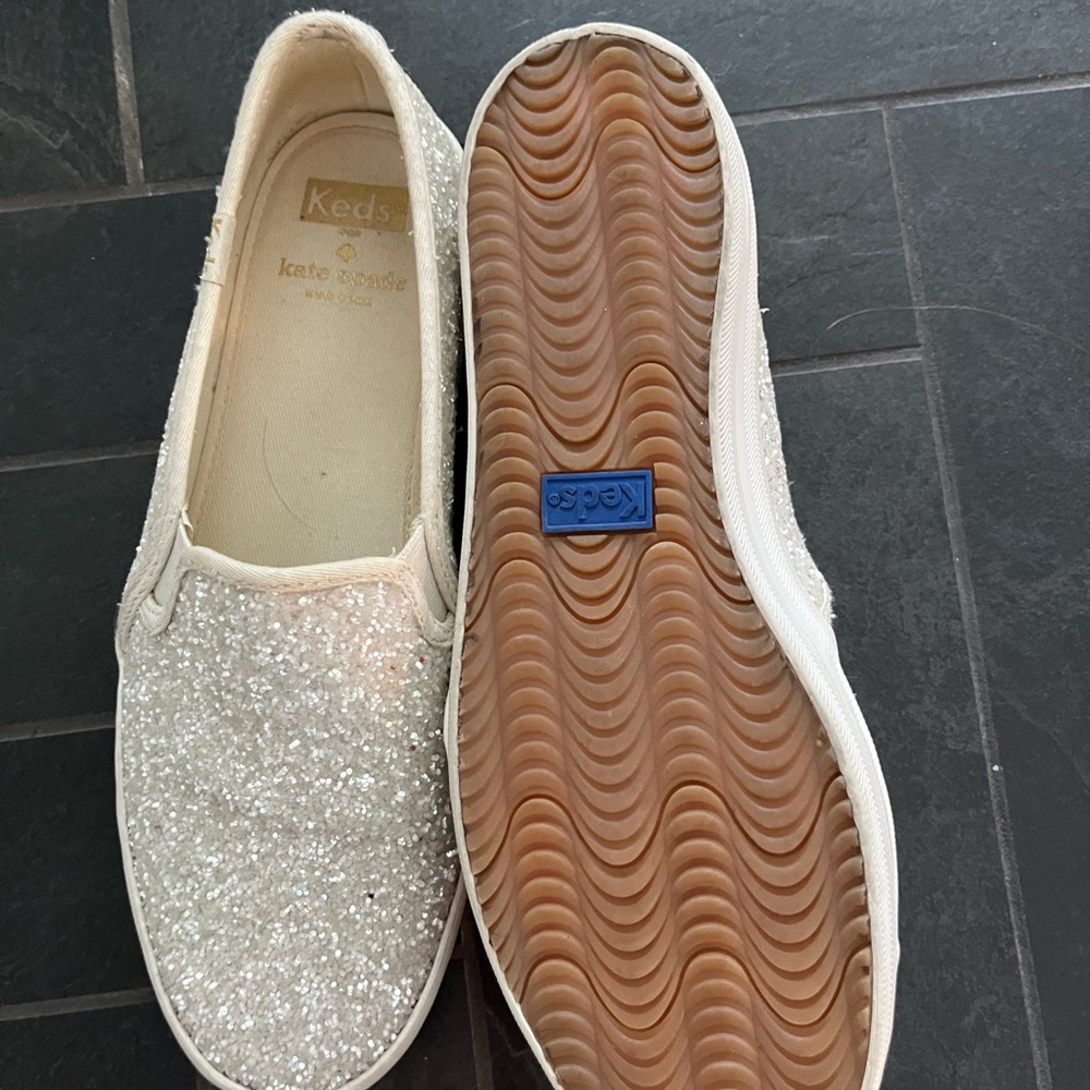 Kate Spade Sparkly Keds - great wedding shoes! - Picture 3 of 5